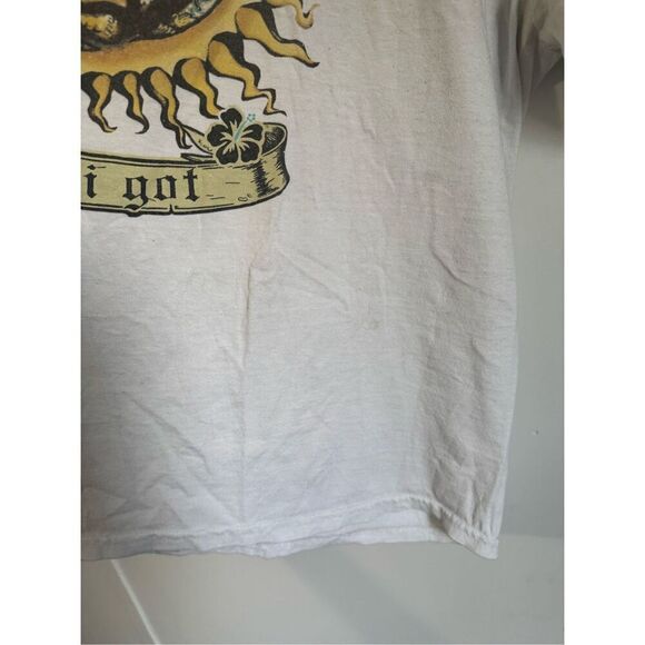 Sublime white retro what I got sun short sleeve T-shirt sz 2XL band tee trashed - Picture 9 of 11